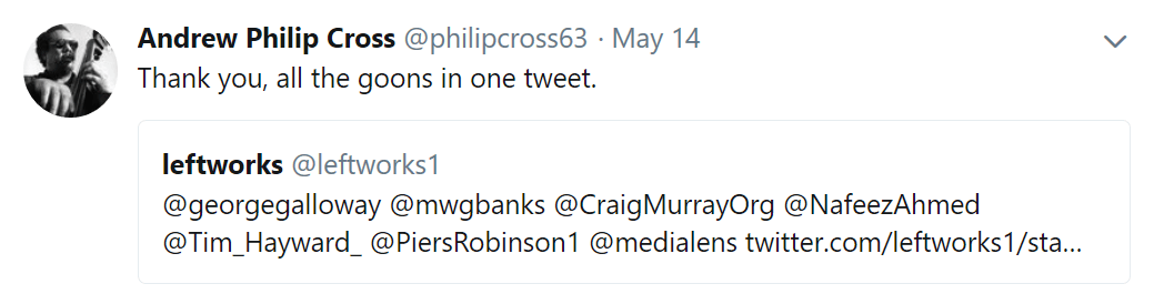 The Agenda Driven Edits Of Philip Cross And Wikipedia S Response